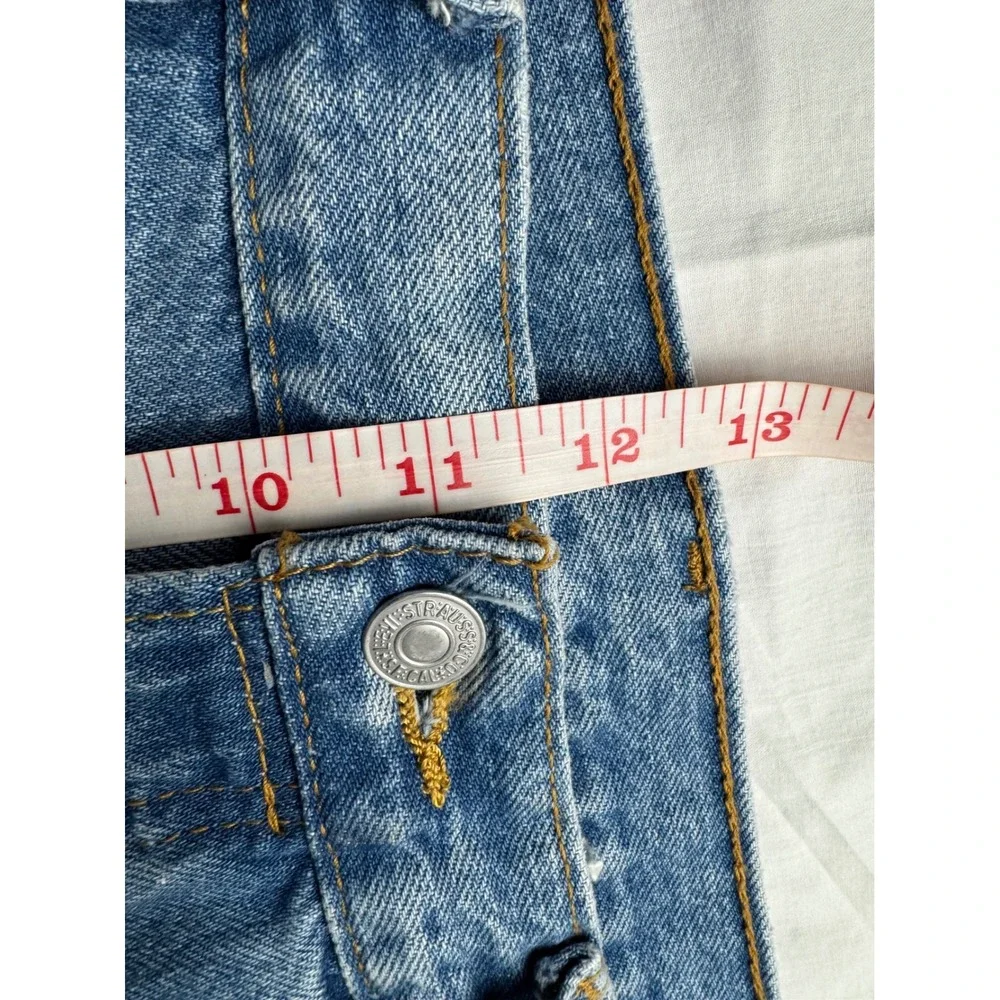 Levis 501 Original Fit Jeans Mens 34x30 Medium Wash Blue‎ Button Fly